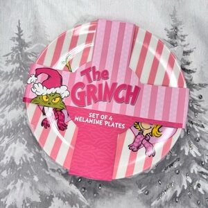 NEW The Grinch Melamine Appetizer/Dessert Plates